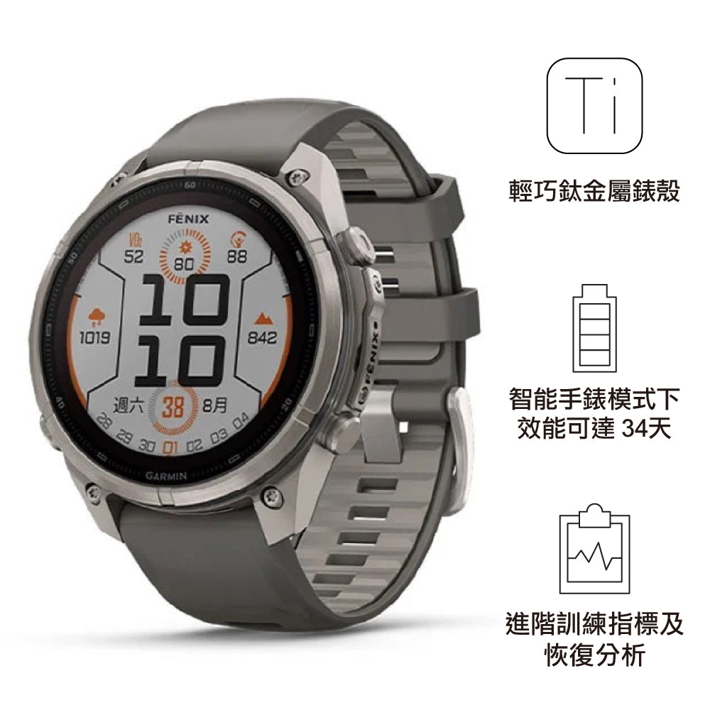 【可預訂 Welcome to PreOrder】全方位戶外旗艦 GPS 智能手錶 Fenix 9 Pro 47mm Solar