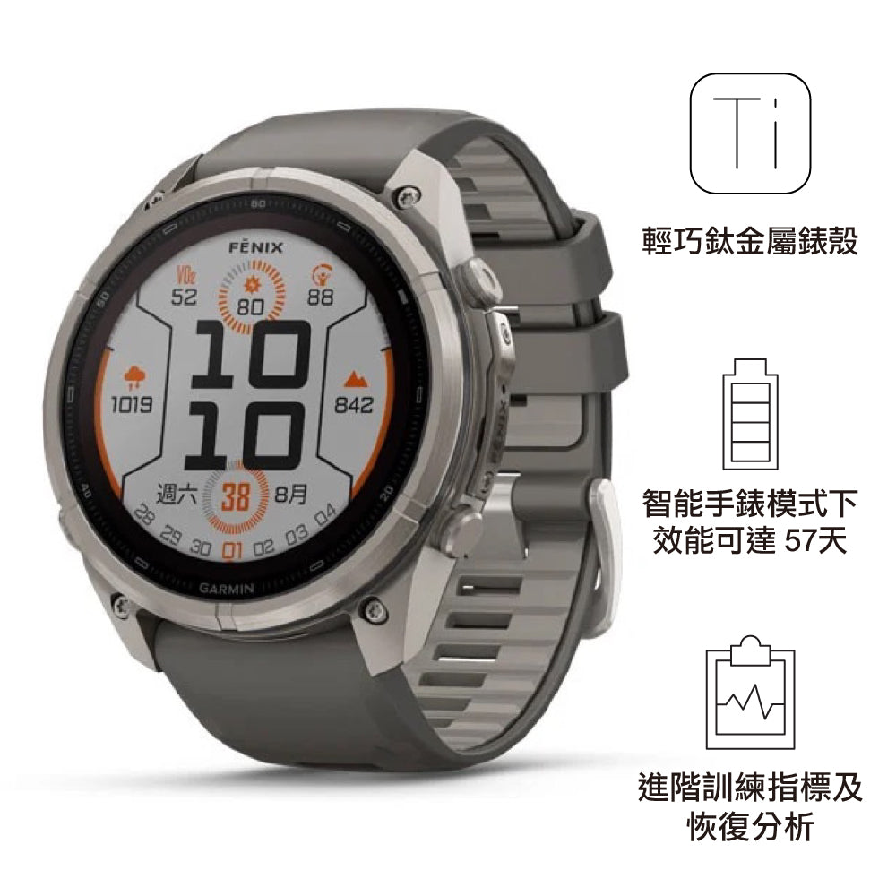 【可預訂 Welcome to PreOrder】全方位戶外旗艦 GPS 智能手錶 Fenix 9 Pro 51mm Solar