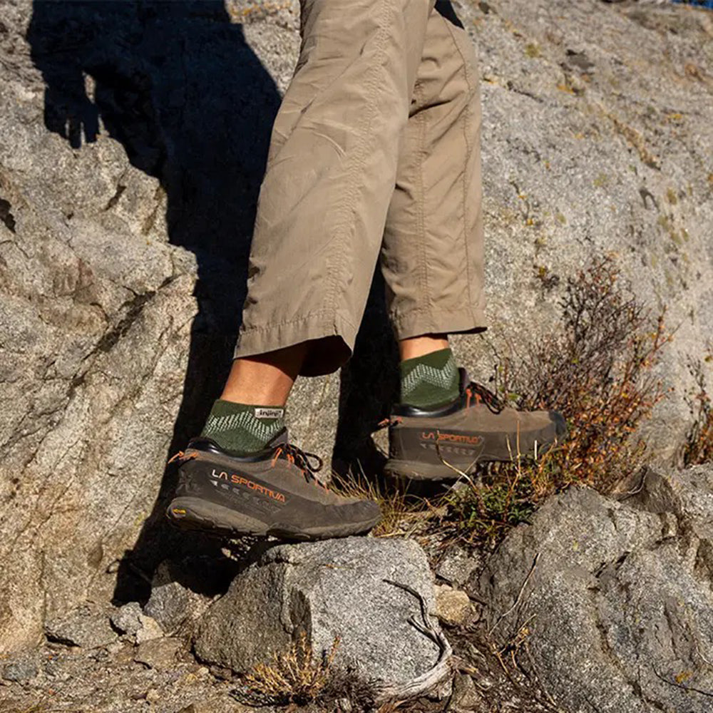 中性低筒美麗諾羊毛五指襪 Outdoor Midweight Mini‑Crew Wool