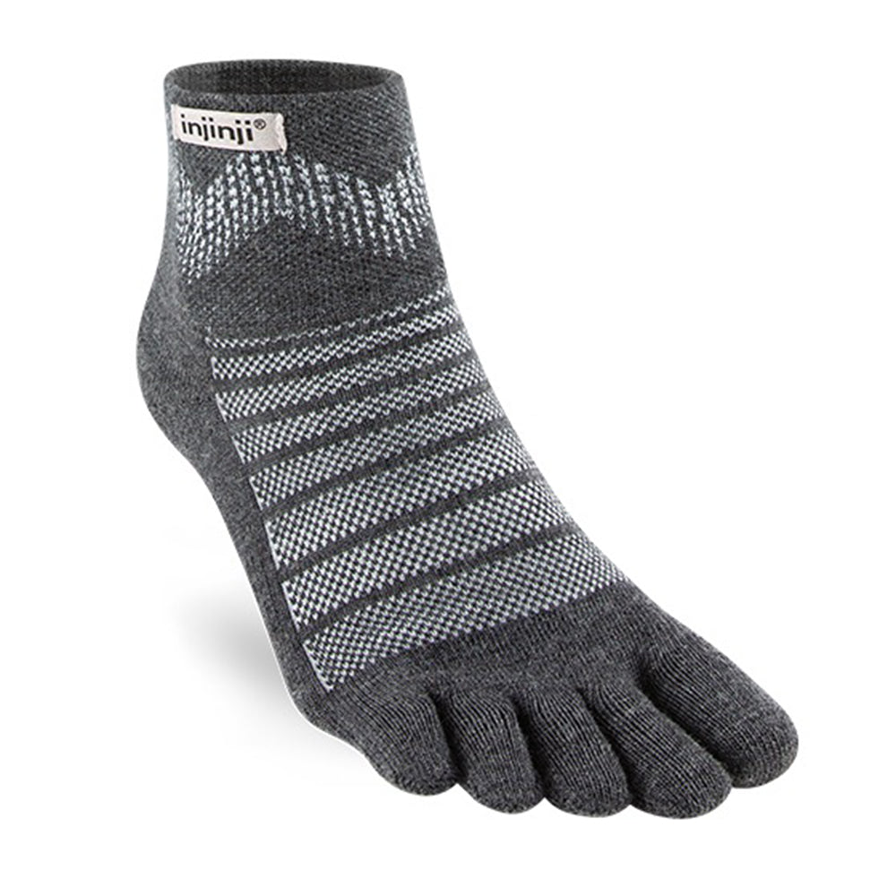 中性低筒美麗諾羊毛五指襪 Outdoor Midweight Mini‑Crew Wool