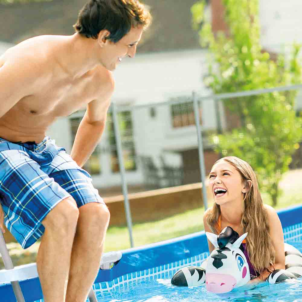 戶外水池連濾水泵 4.5m x 2.2m x 84cm Rectangular Frame Pool Set with Filter pump