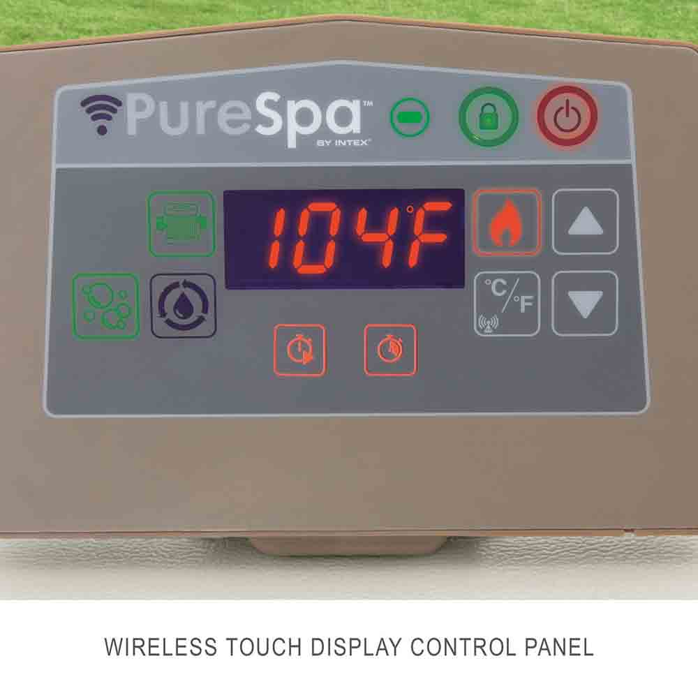 6人用充氣按摩水池 6 People Chevron Deluxe Square Bubble Spa Set