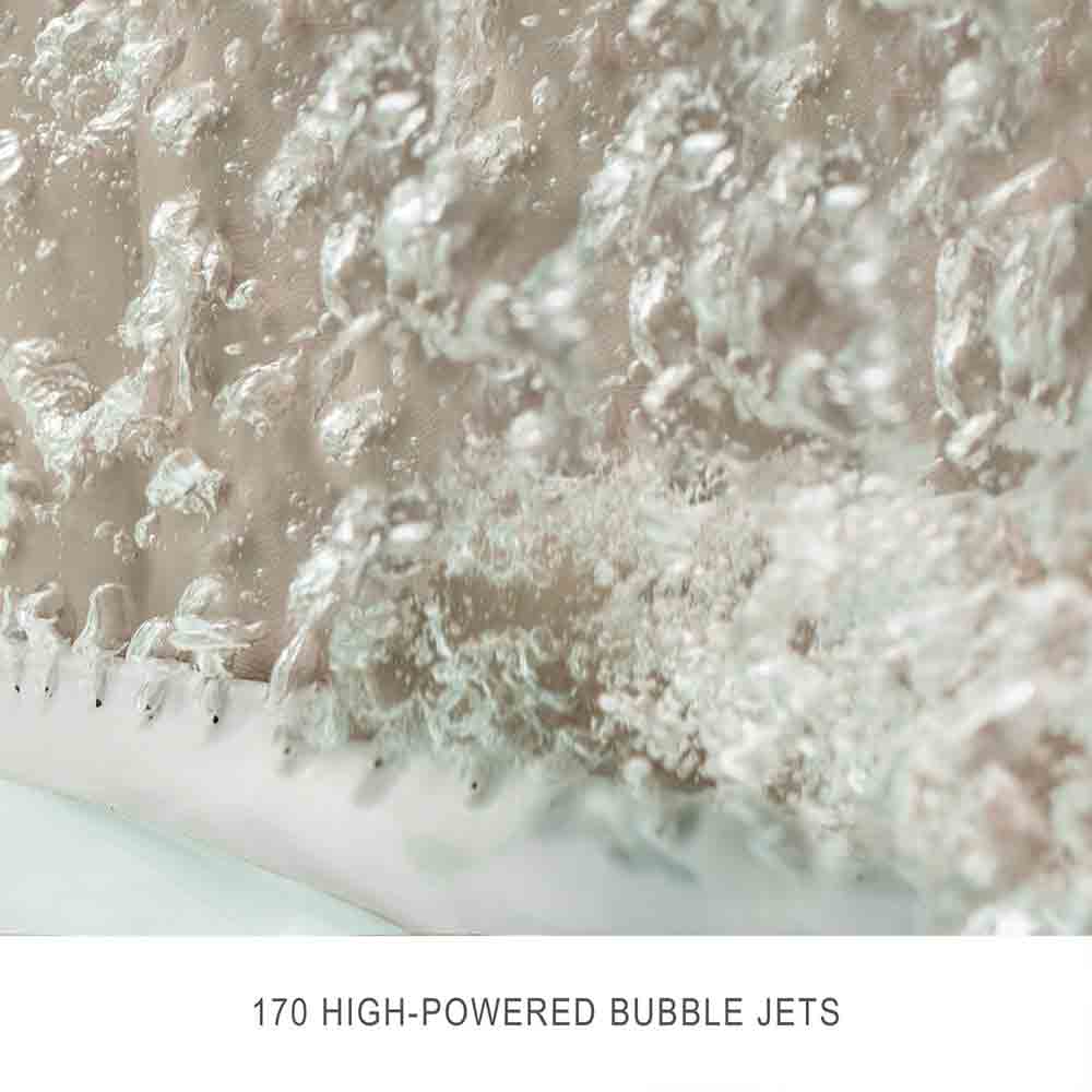 6人用充氣按摩水池 6 People Chevron Deluxe Square Bubble Spa Set