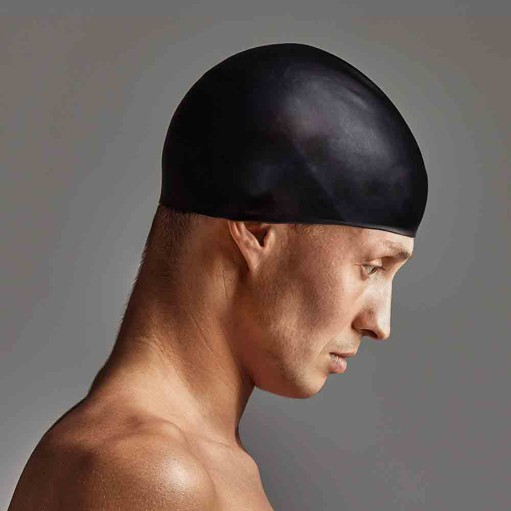 矽膠泳帽 (隨機顏色) Silicone Swim Cap (Random color) New