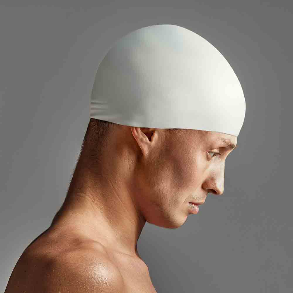 矽膠泳帽 (隨機顏色) Silicone Swim Cap (Random color) New