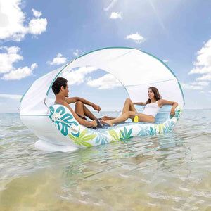 充氣浮床 Tropical Canopy Lounge
