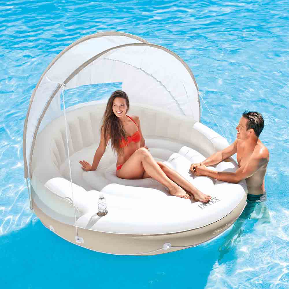 充氣浮床 Canopy Island