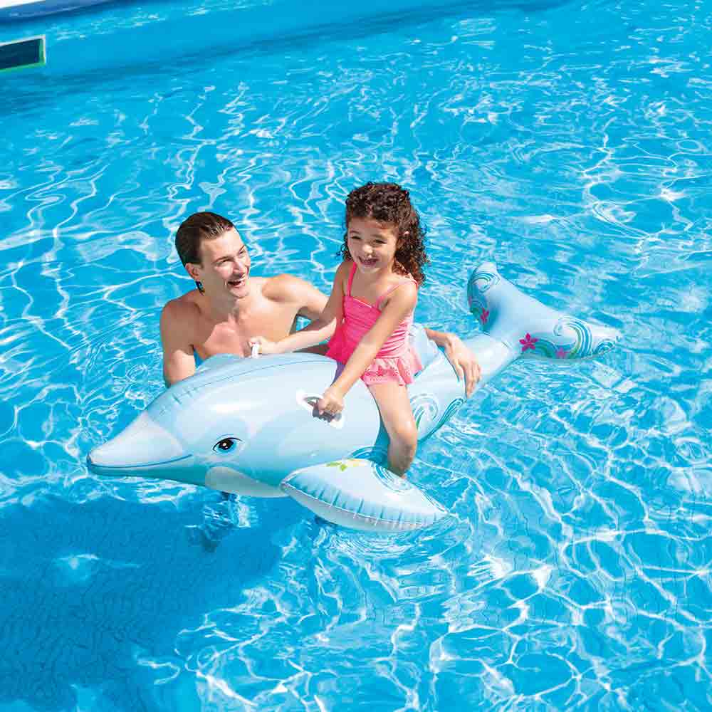 充氣浮床 Lil' Dolphin Ride-On
