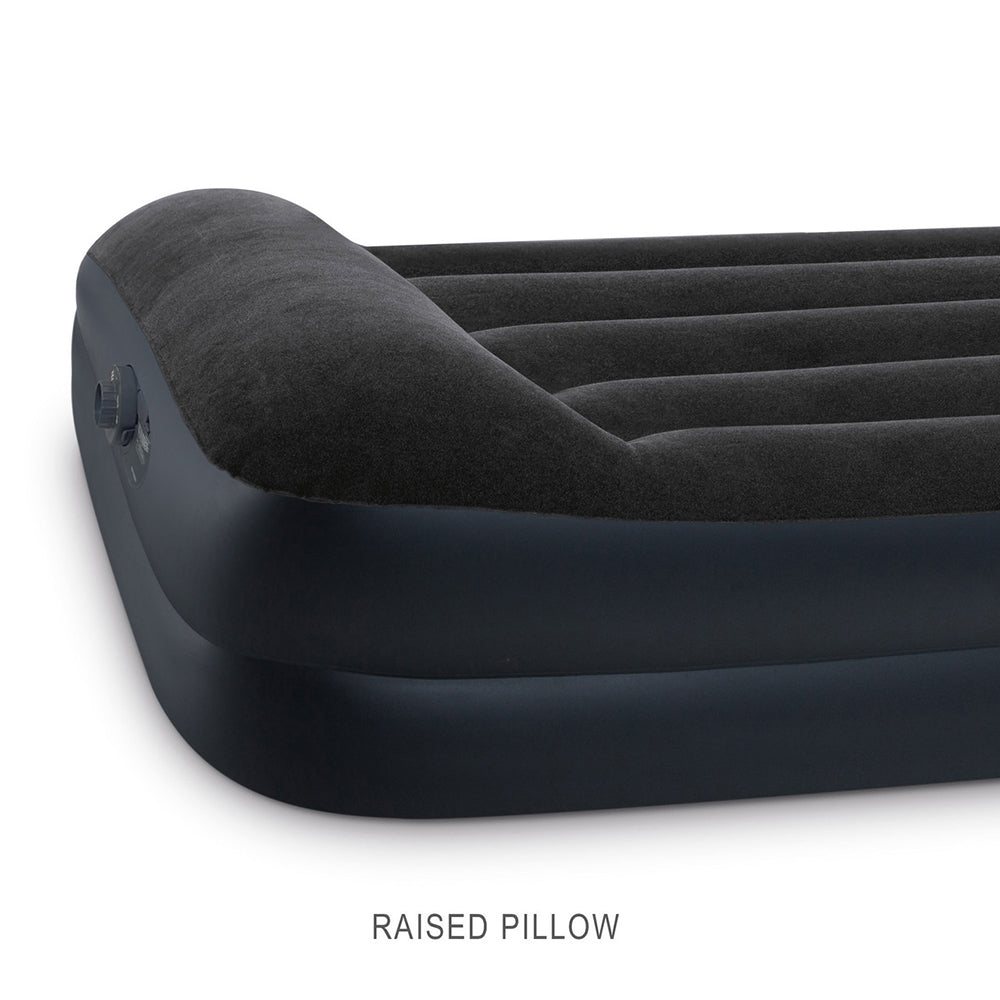 連枕露營充氣床墊連內置泵 220-240V Pillow Rest Raised Airbed With Fiber-Tech Bip
