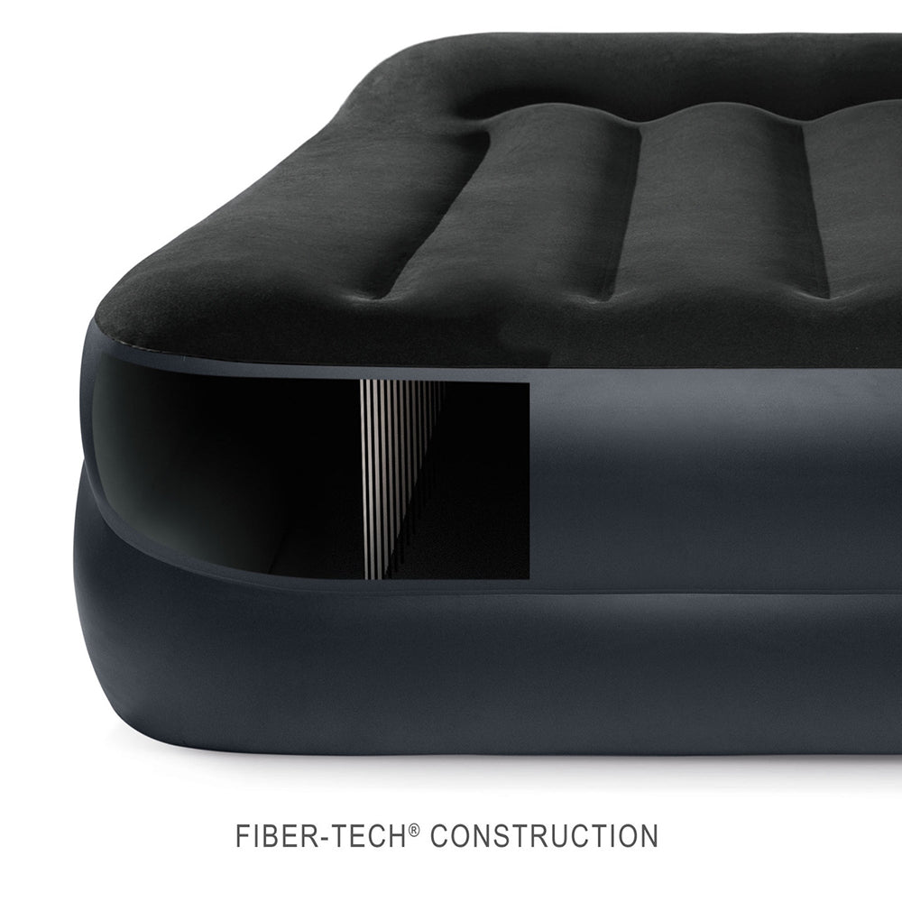 連枕露營充氣床墊連內置泵 220-240V Pillow Rest Raised Airbed With Fiber-Tech Bip