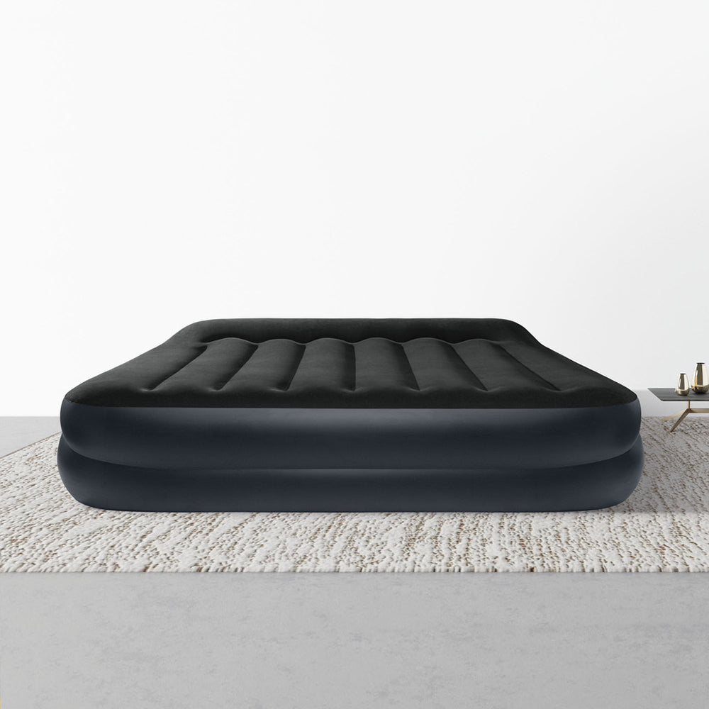 連枕露營充氣床墊連內置泵 220-240V Pillow Rest Raised Airbed With Fiber-Tech Bip