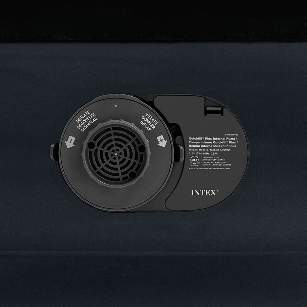 連枕露營充氣床墊連內置泵 220-240V Pillow Rest Raised Airbed With Fiber-Tech Bip