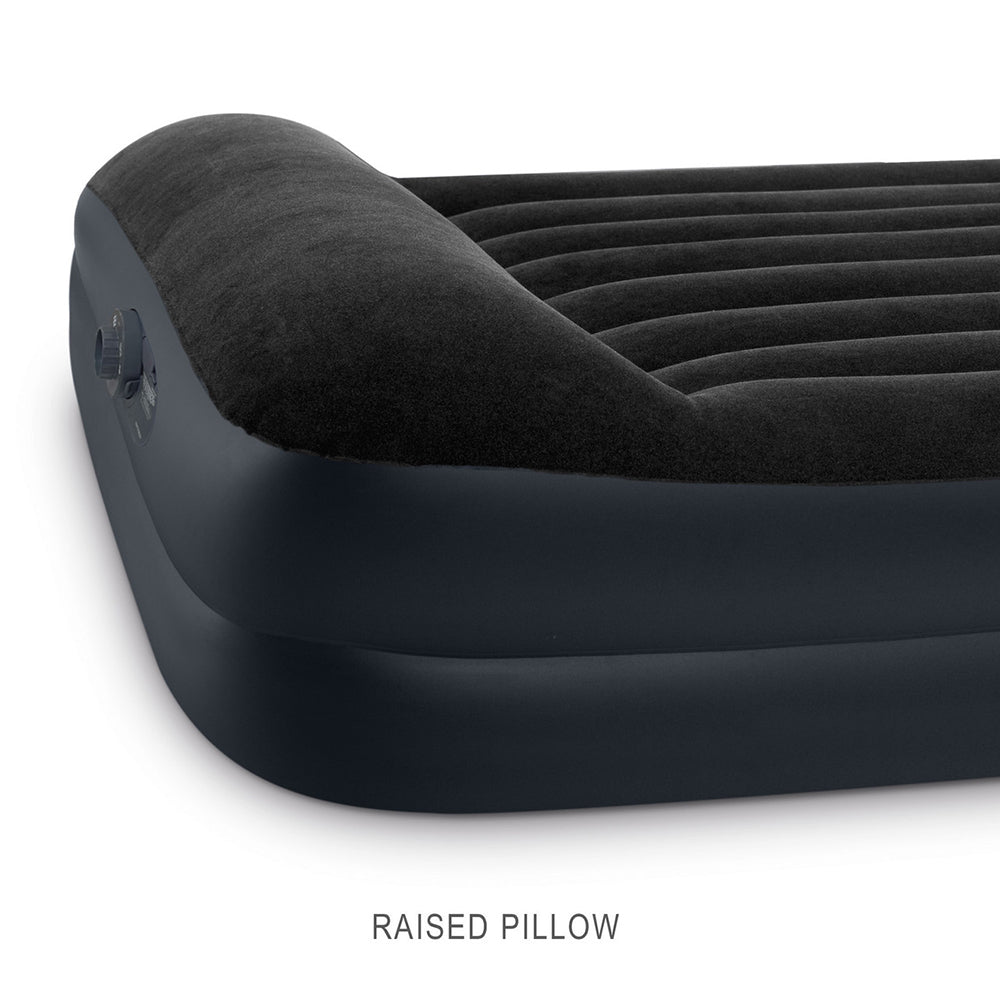 連枕露營充氣床墊連內置泵 220-240V Pillow Rest Raised Airbed With Fiber-Tech Bip