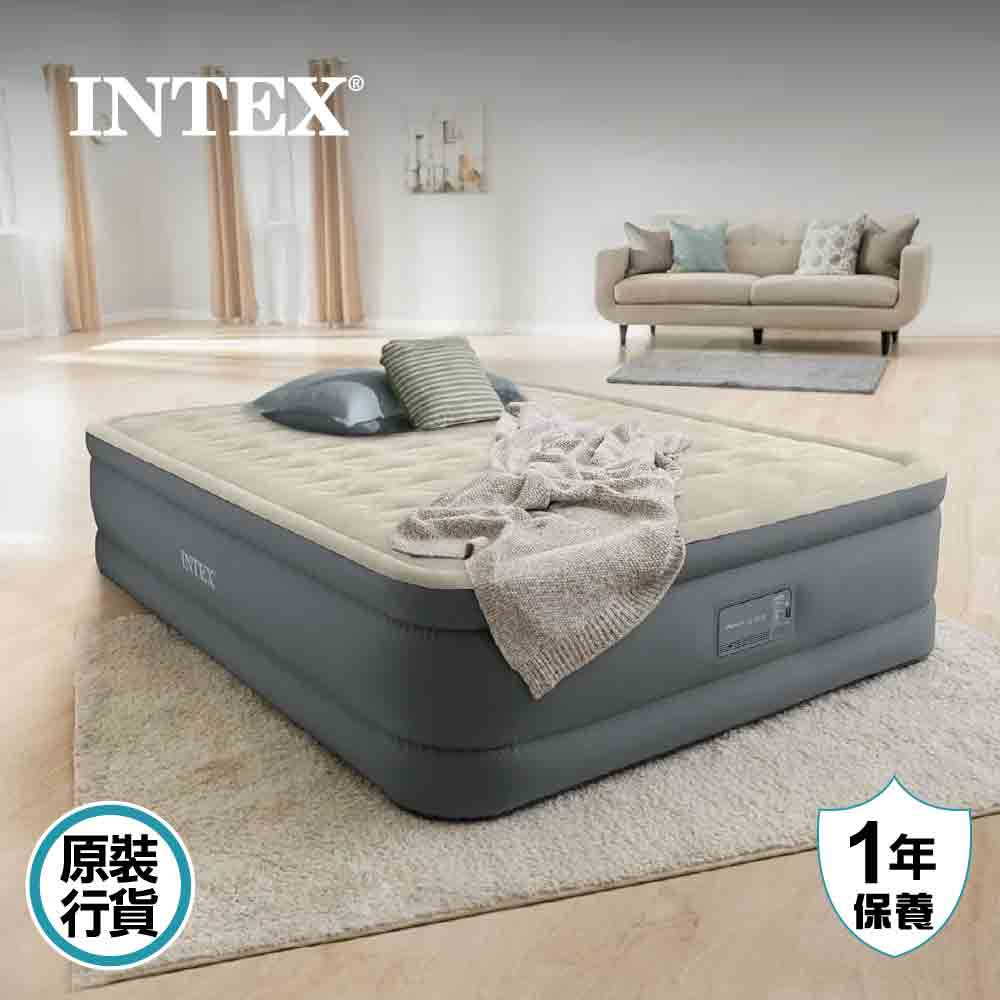 升級豪華露營充氣床墊連內置泵 220-240V Premaire Ii Elevated Airbed W/ Fiber-Tech Rp