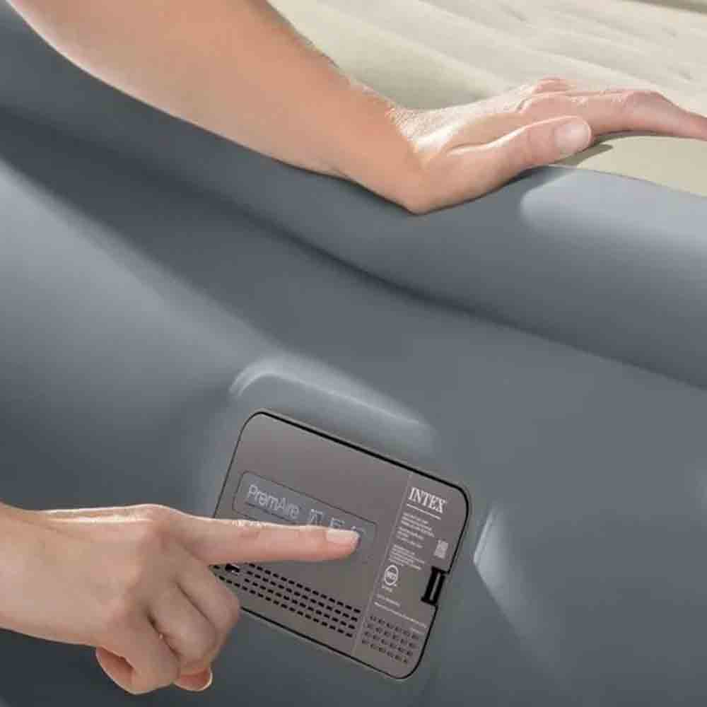 升級豪華露營充氣床墊連內置泵 220-240V Premaire Ii Elevated Airbed W/ Fiber-Tech Rp