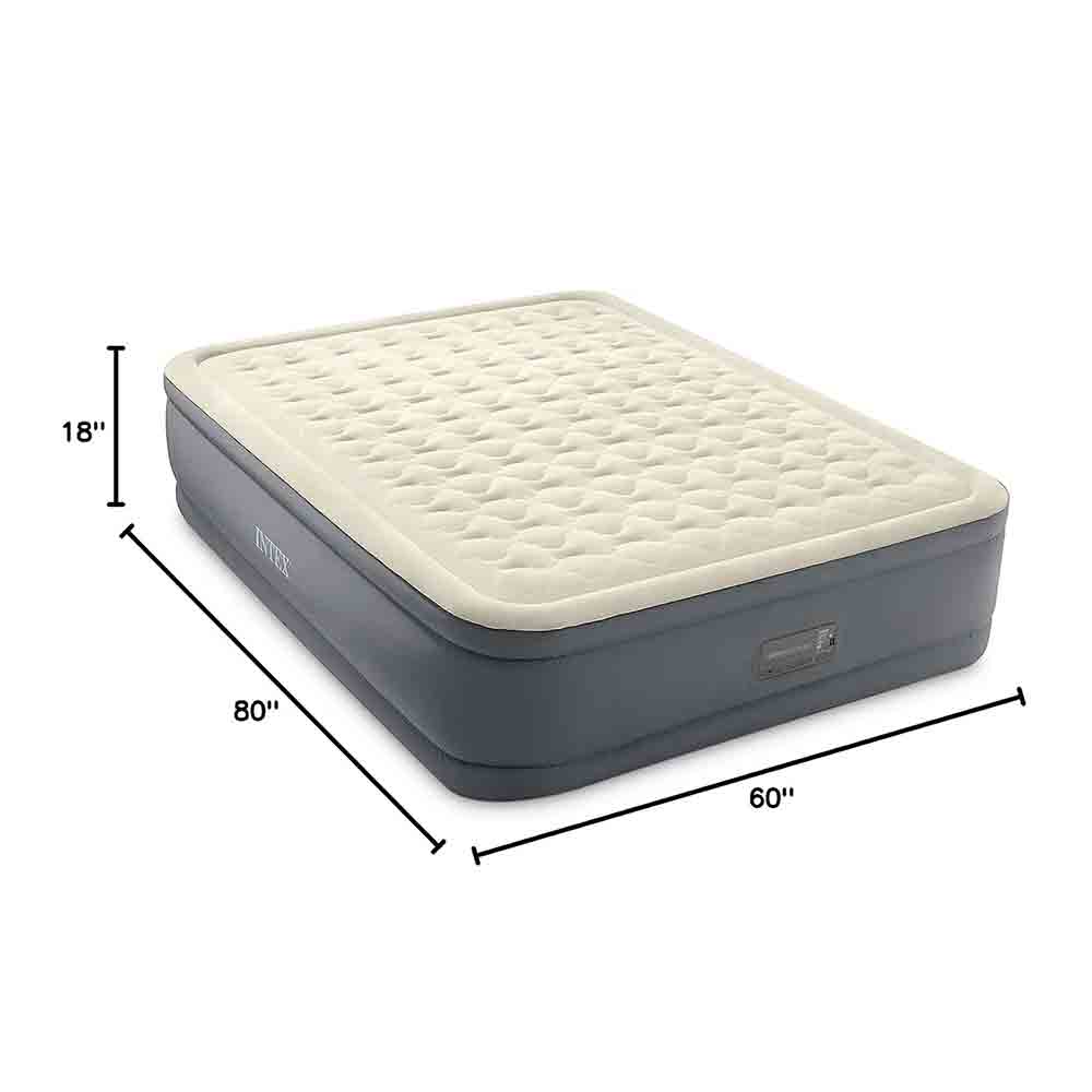 升級豪華露營充氣床墊連內置泵 220-240V Premaire Ii Elevated Airbed W/ Fiber-Tech Rp