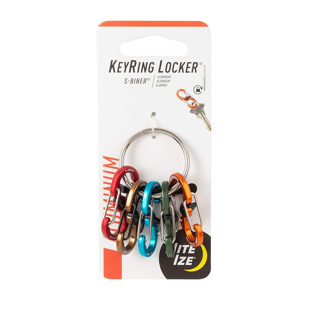 不銹鋼型鑰匙扣圈-8字扣隨機色 Key Ring Locker S-Biner Random Colors