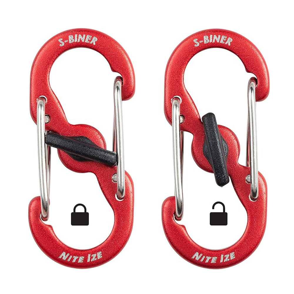 不銹鋼型鑰匙扣圈-8字扣隨機色 Key Ring Locker S-Biner Random Colors