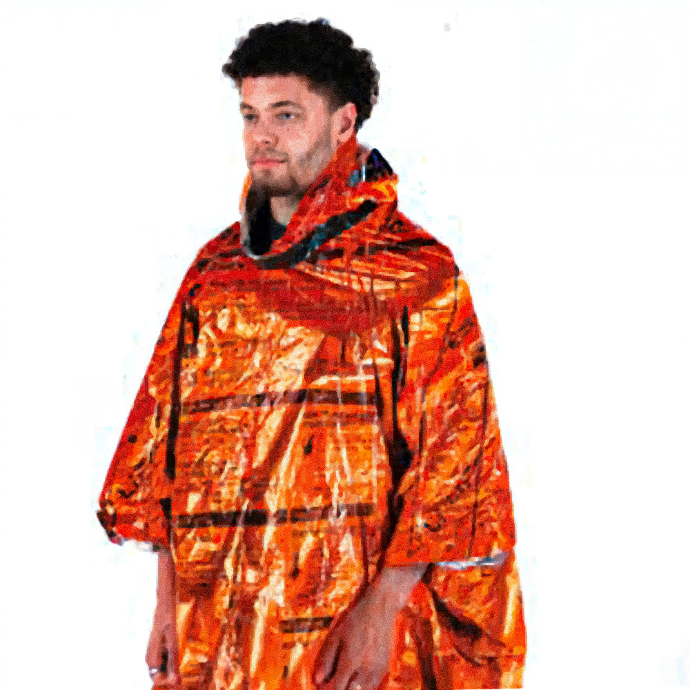 保暖救生毯 (斗篷形) Heatshield Poncho