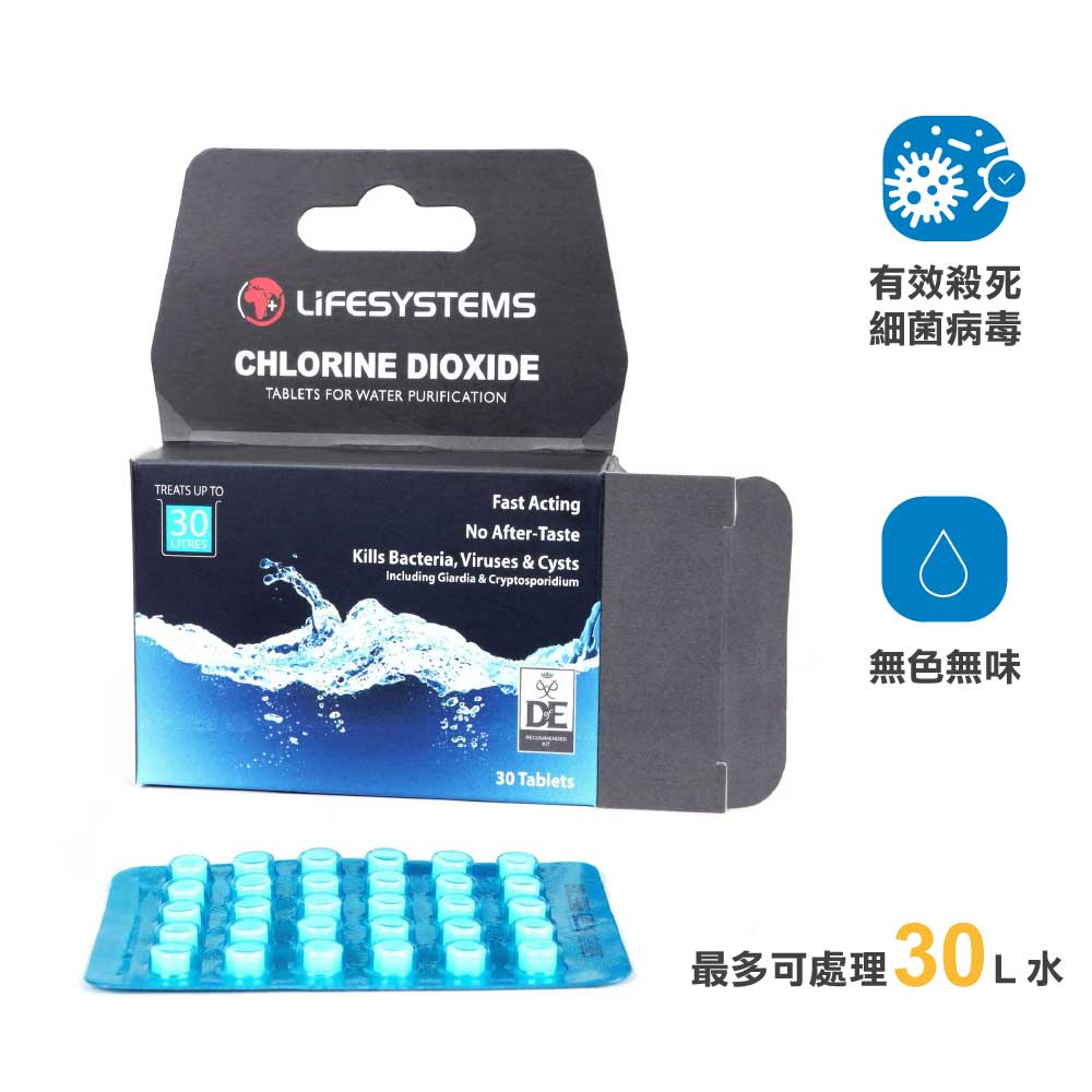 二氧化氯淨水丸 Chlorine Dioxide Water Purification Tablets