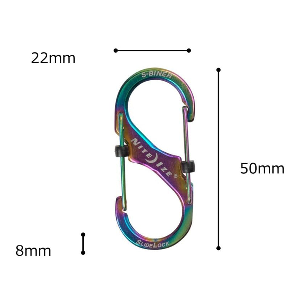 #2 S-Biner Slidelock Locking Carabiner 扣