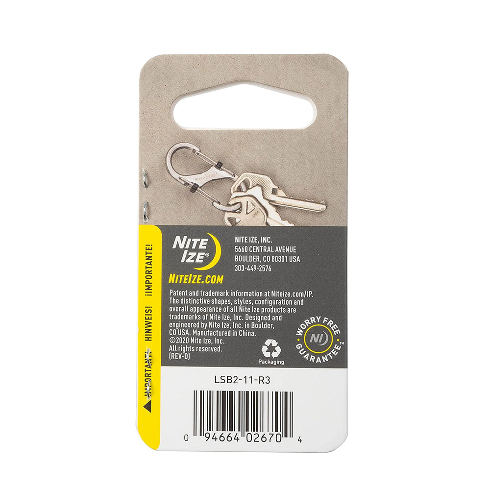 #2 S-Biner Slidelock Locking Carabiner 扣