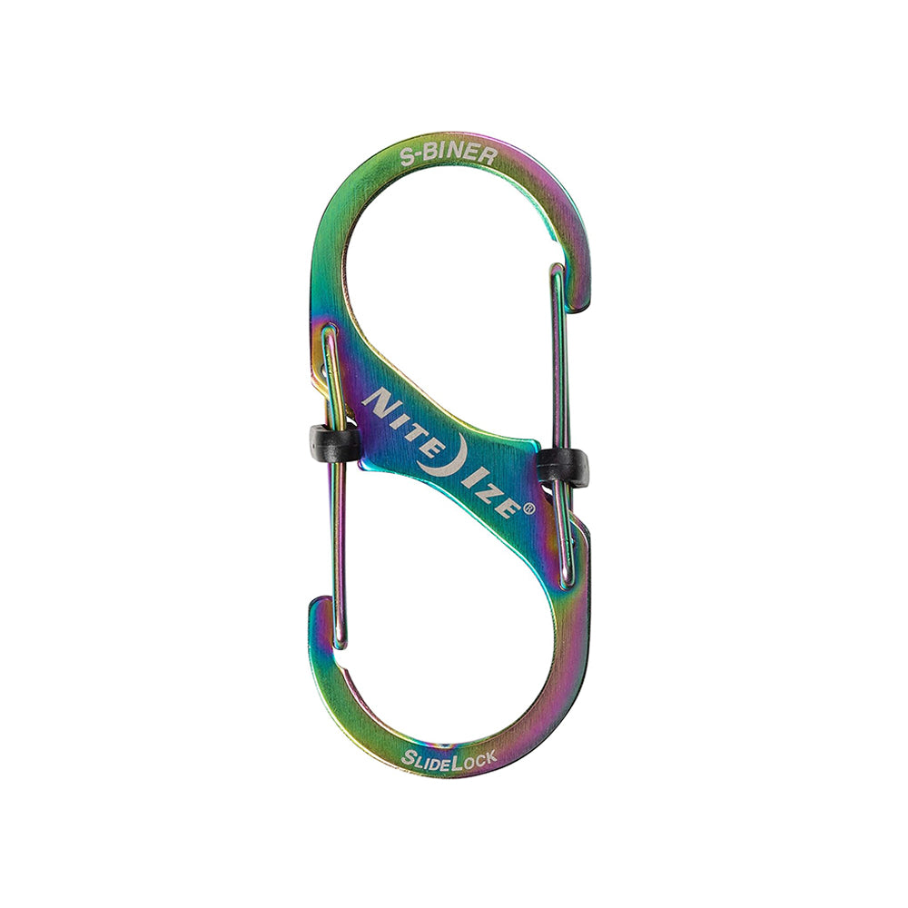 #3帶鎖不鏽鋼八字扣 S-Biner Slidelock #3