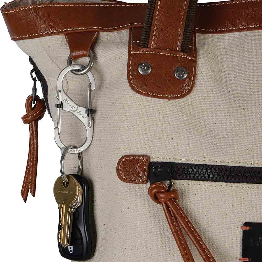 #3帶鎖不鏽鋼八字扣 S-Biner Slidelock #3