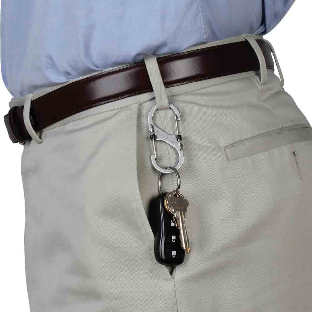 #3帶鎖不鏽鋼八字扣 S-Biner Slidelock #3