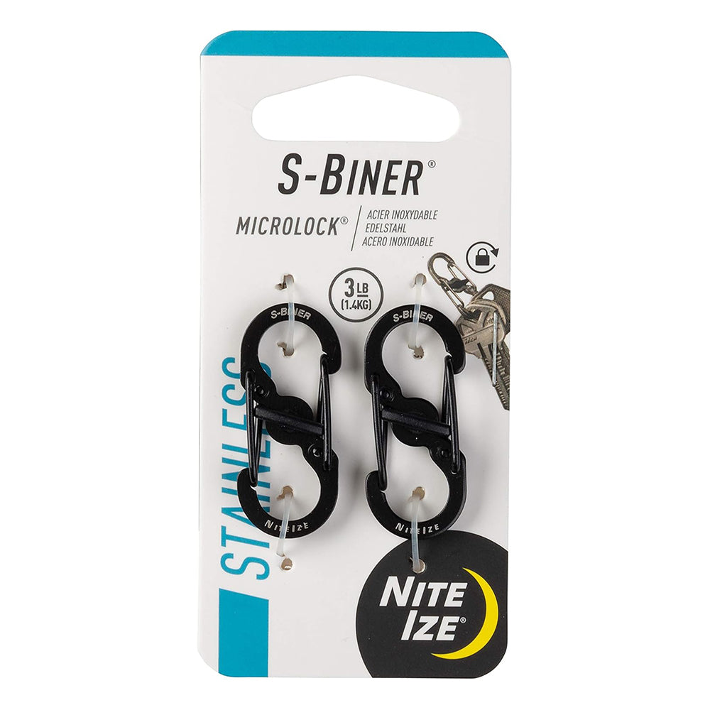 S-Biner Microlock Locking Carabiner 2-pack 兩件裝