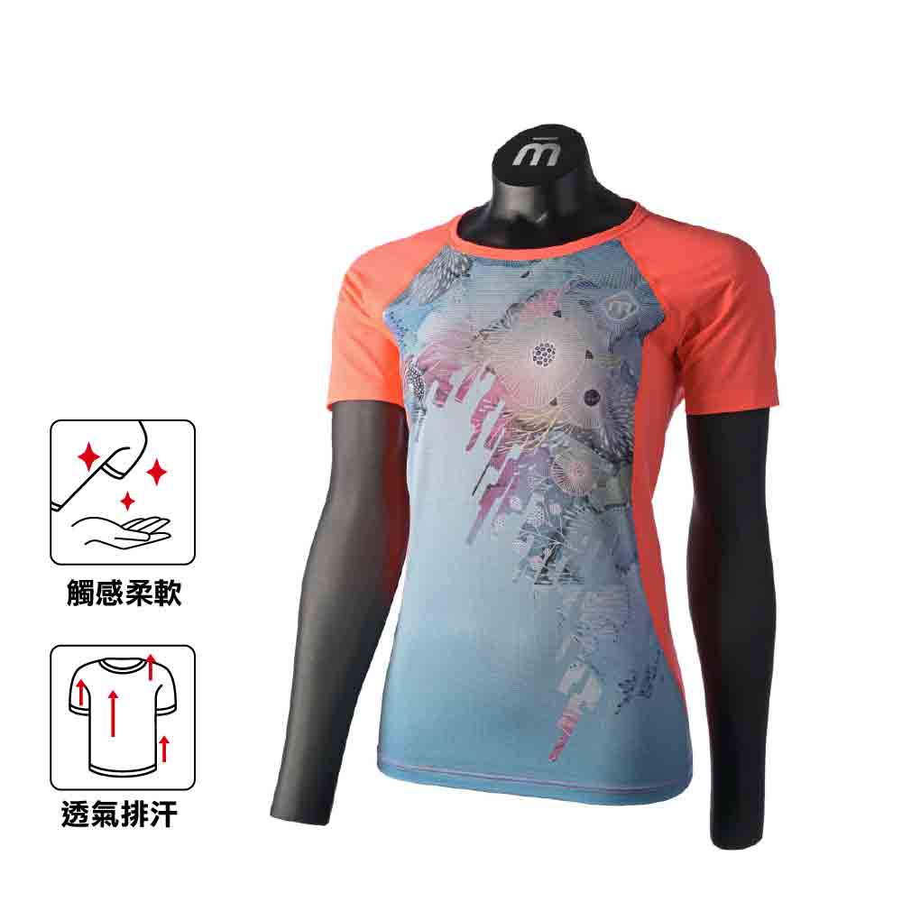 女裝防曬快乾短袖T恤 Women&#39;s Half Sleeves R/Neck Outdoor T-Shirt