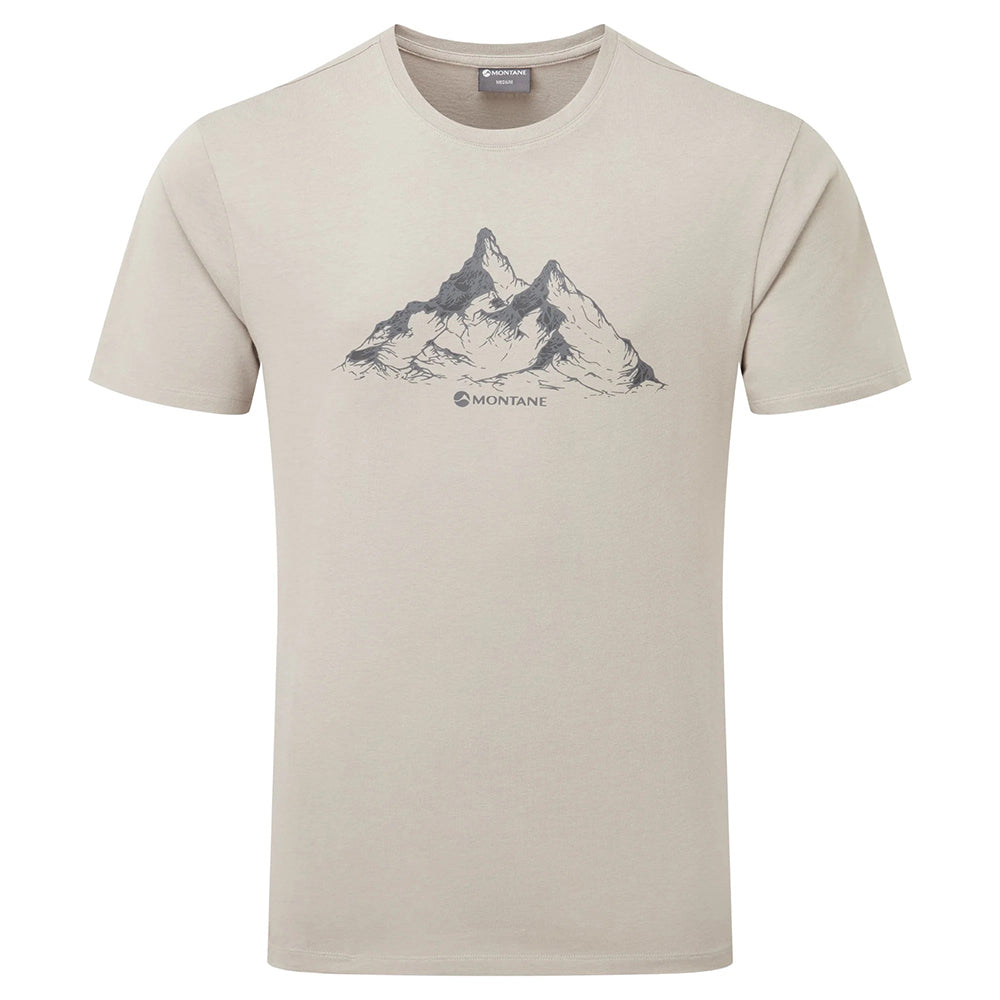 男裝有機棉 T-shirt Dual Mountain T Shirt