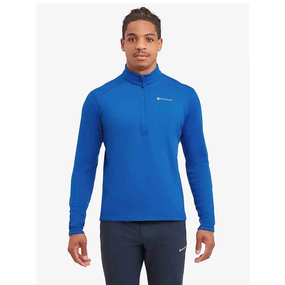 男裝高領拉鍊長袖快乾T恤 Men's Dart Zip Neck LS