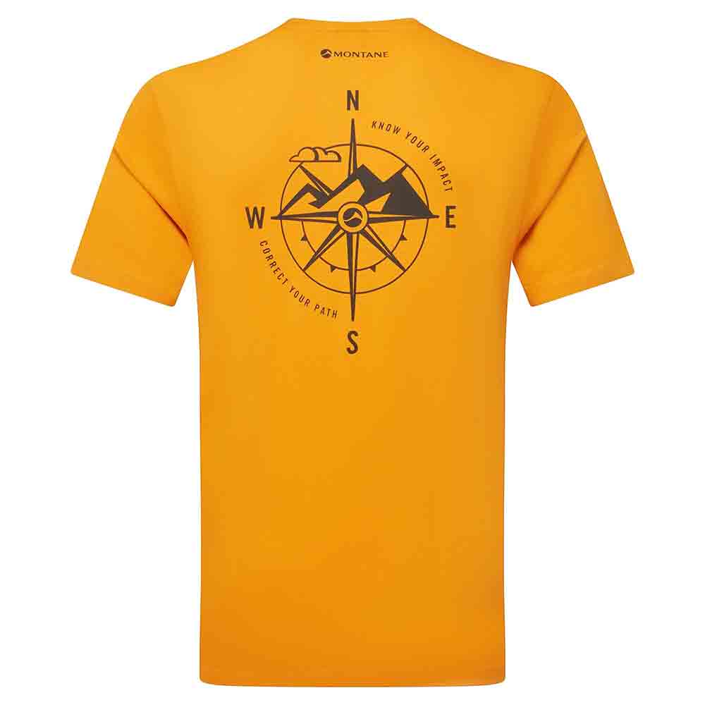 男裝 100% 有機棉 T-Shirt Impact Compass T-Shirt
