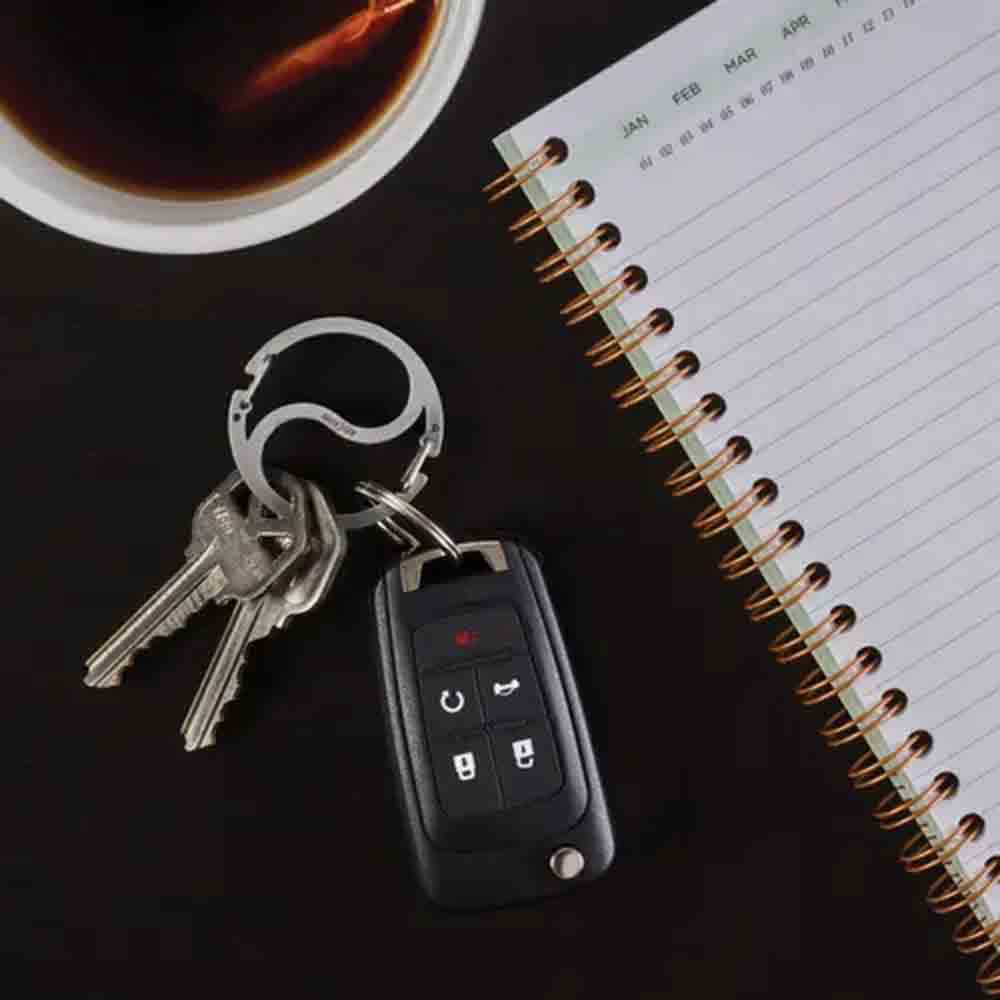 陰陽扣 Medallion Ying Yang Key Carabiner Silver