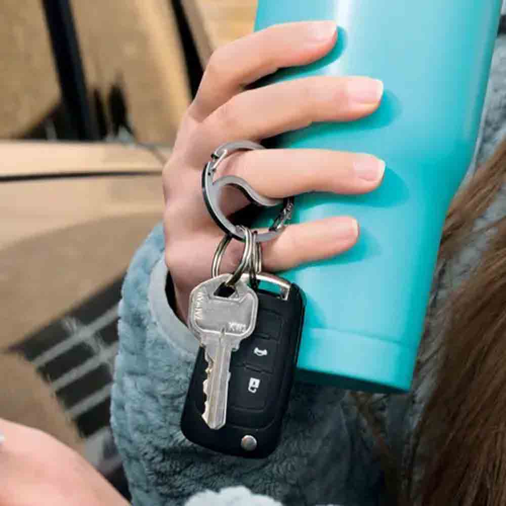 陰陽扣 Medallion Ying Yang Key Carabiner Silver