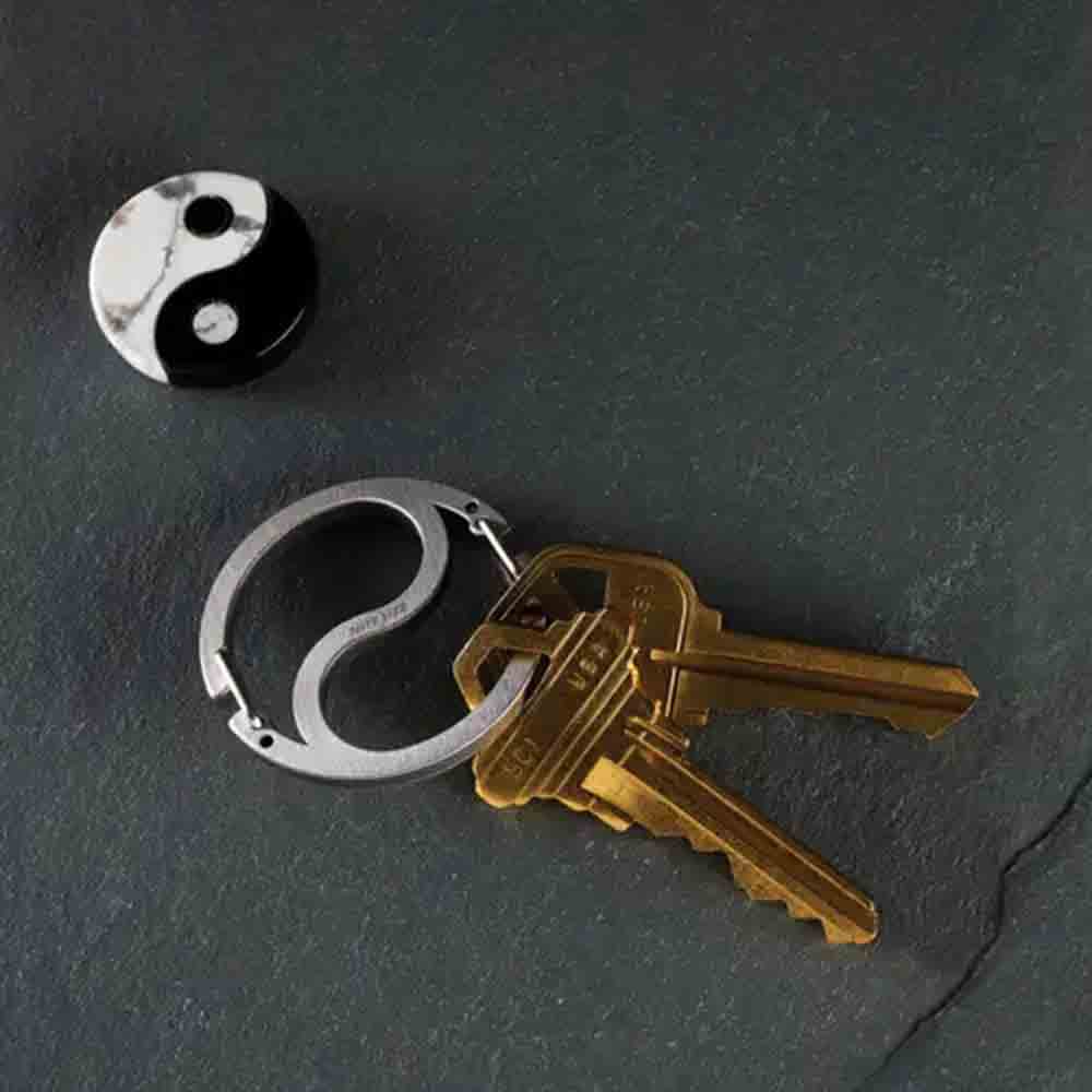 陰陽扣 Medallion Ying Yang Key Carabiner Silver