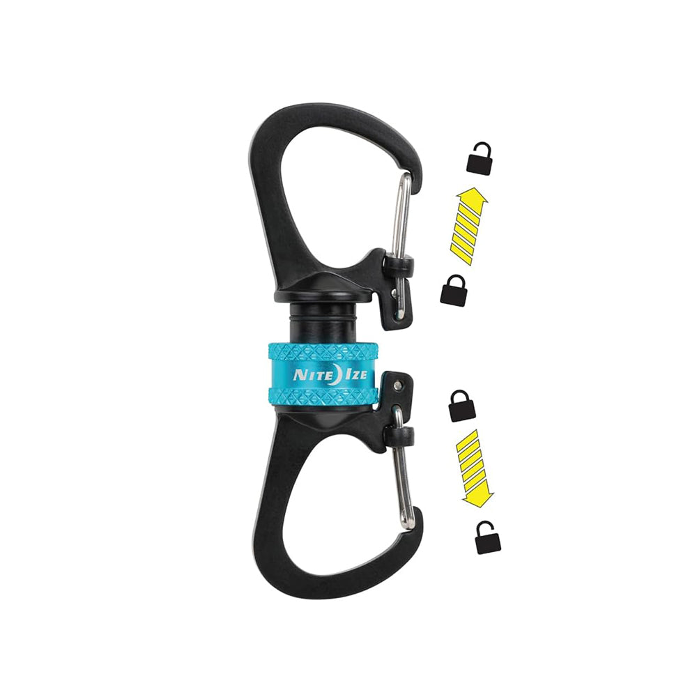 磁吸雙D扣 Slidelock 360 Magnetic Locking Dual Carabiner