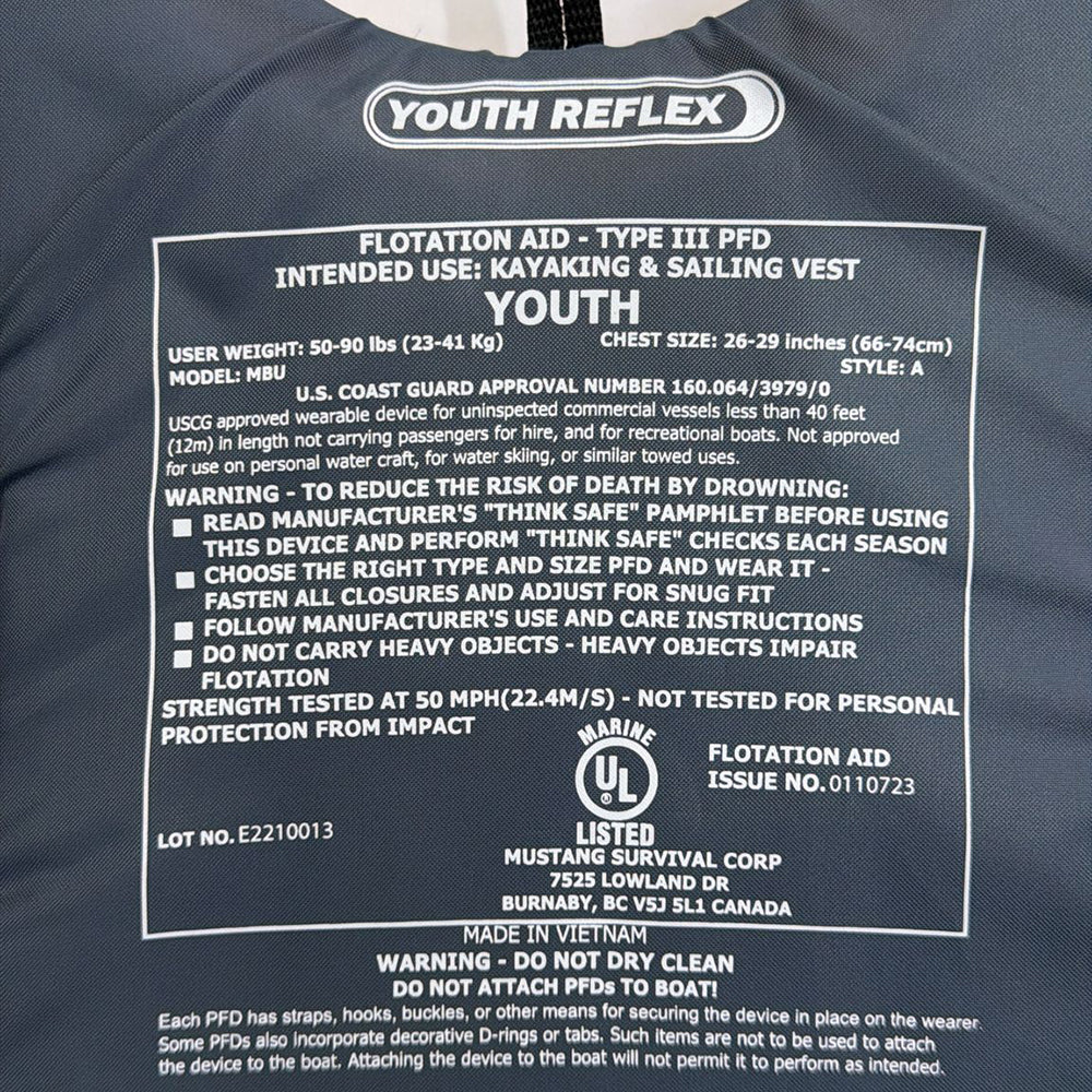 Youth Reflex Life Vest 助浮衣
