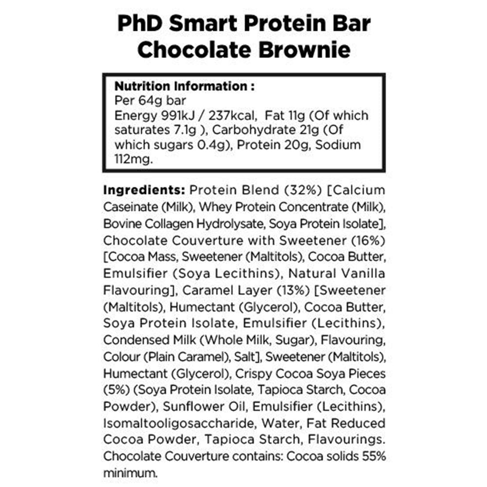 可口能量棒 Smart Bar Dark Chocolate Brownie 64g