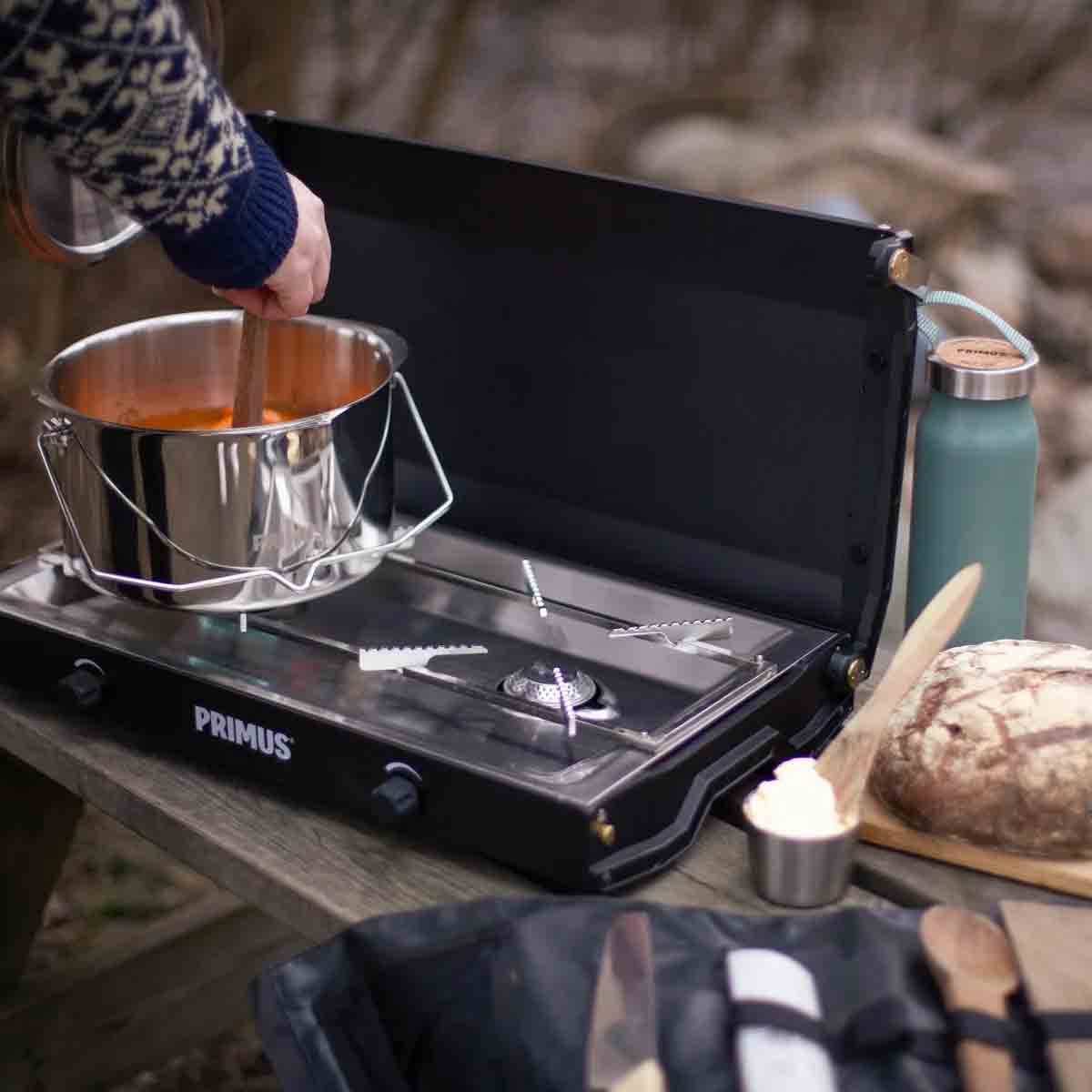 輕巧豪華雙頭高山氣爐 Kinjia Stove