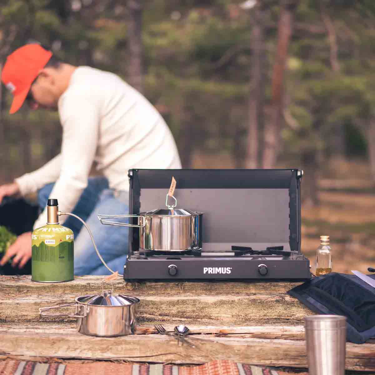 輕巧豪華雙頭高山氣爐 Kinjia Stove