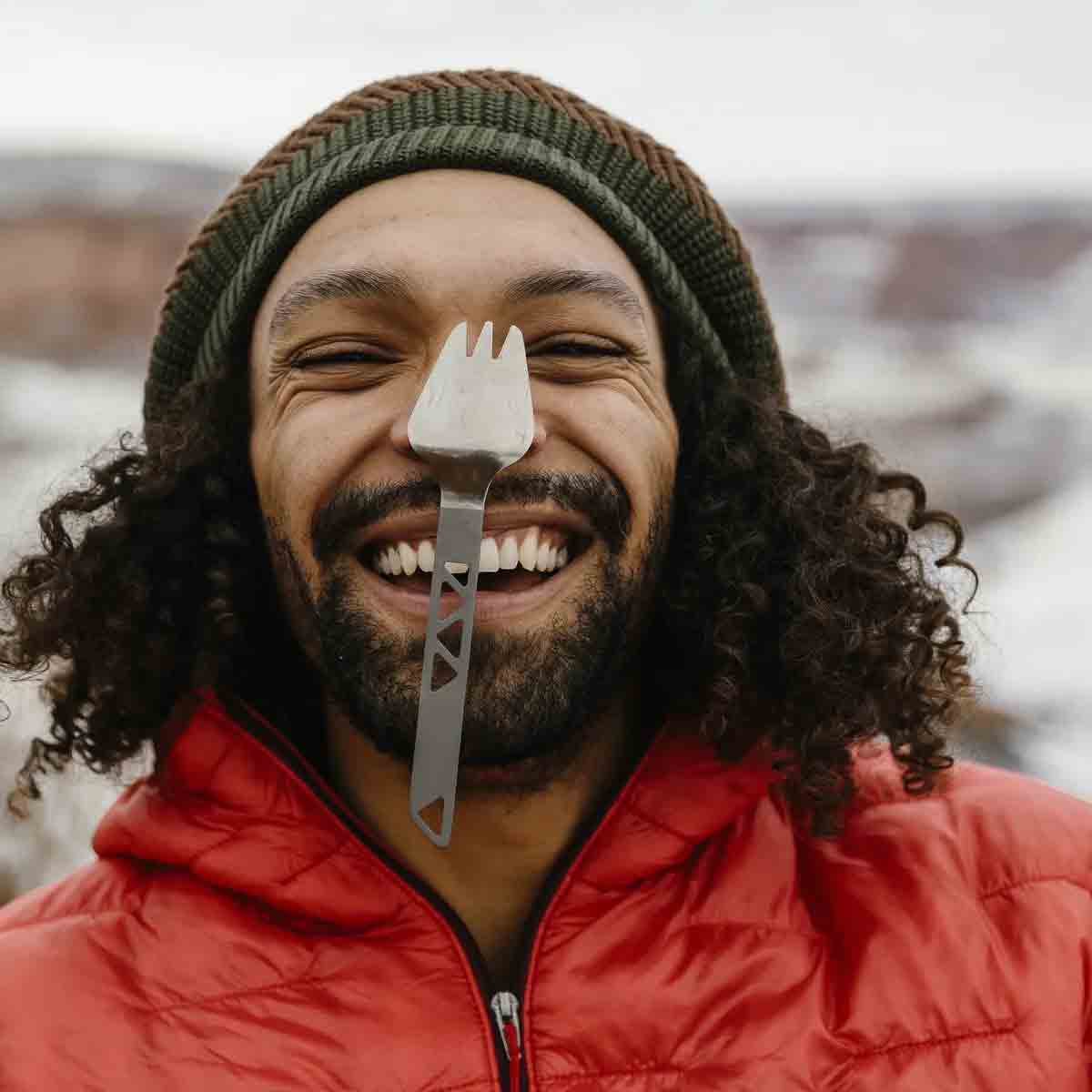 超輕鈦製三用餐具 TrailSpork Ti