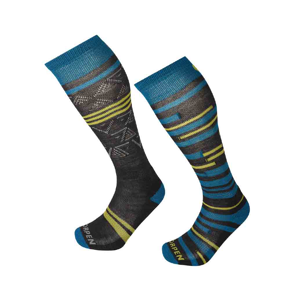 西班牙製中性美麗諾羊毛中筒雪襪兩對裝 Ski Mid Men 2 pairs Merino Wool