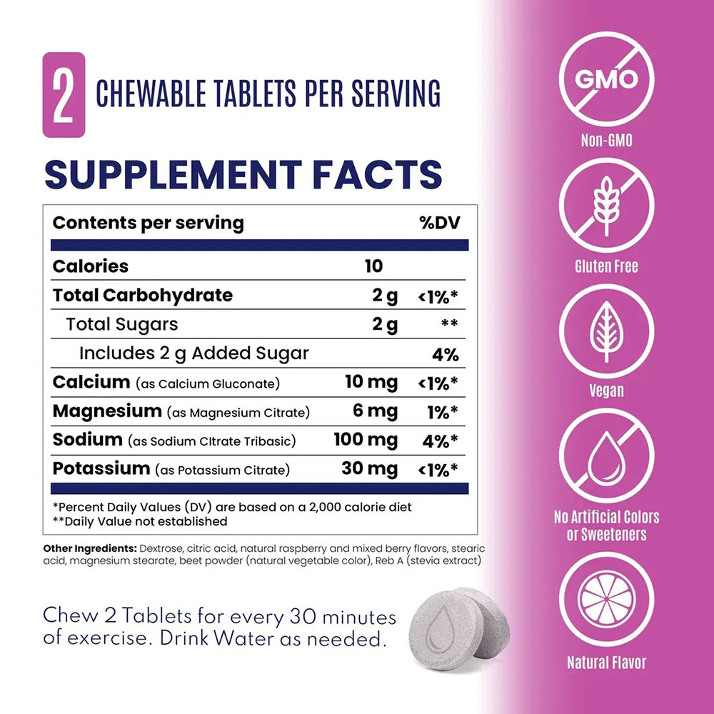 快速咀嚼電解片 Fastchews Mixed Berry