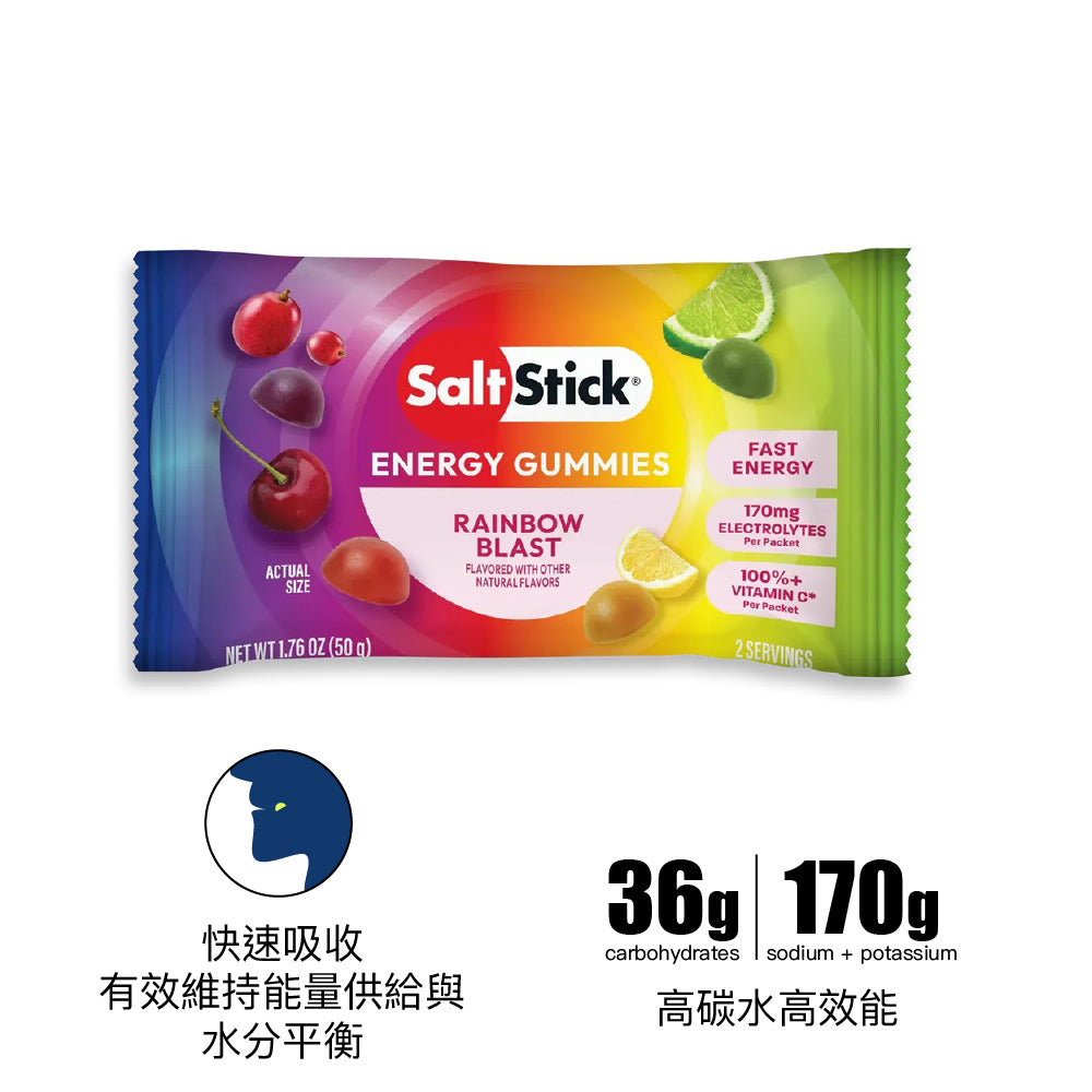 100%維他命C 能量糖 Energy Chews Rainbow Blast