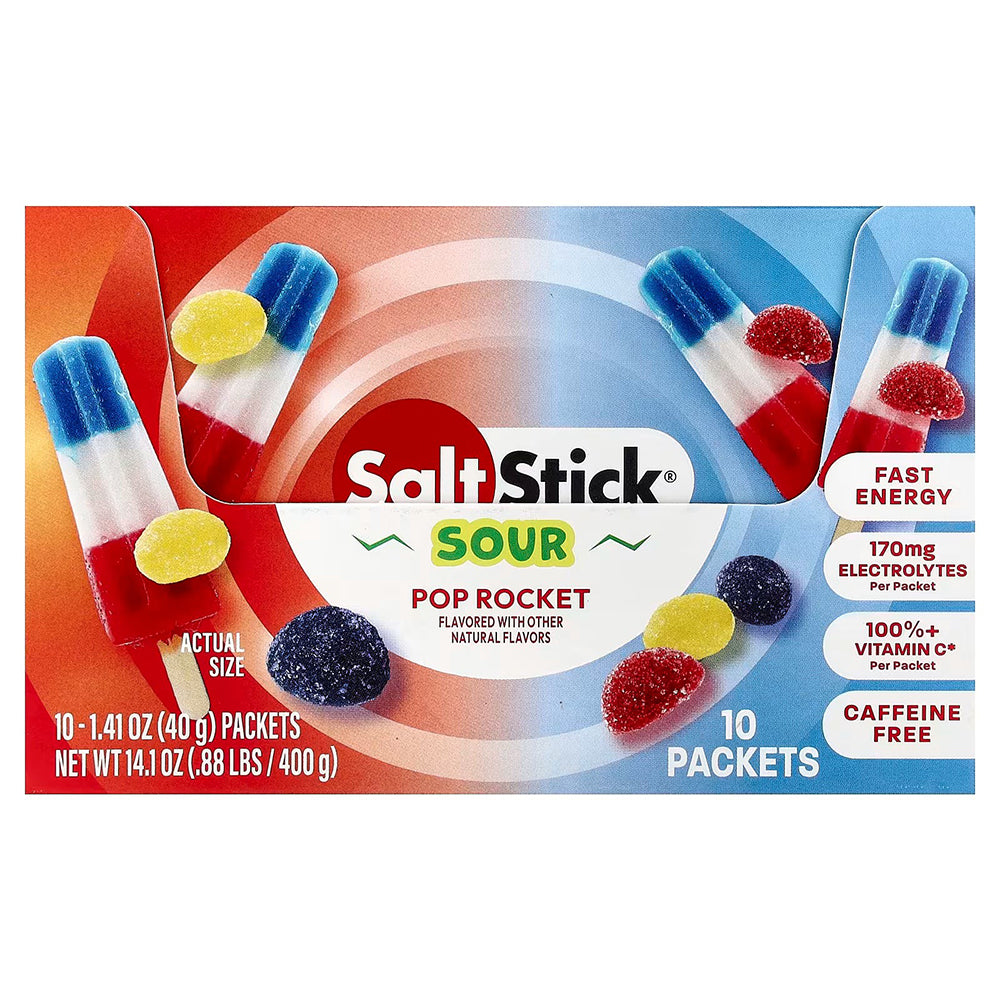 100%維他命C 能量糖 Energy Chews Sour Pop Rocket