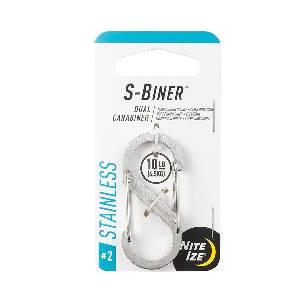 #2 不銹鋼8字扣 S-Biner Dual Carabiner #2