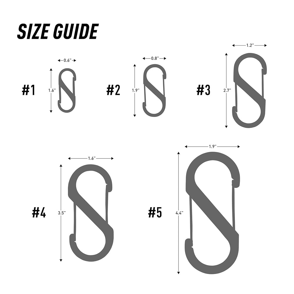 #3 不銹鋼8字扣 S-Biner Dual Carabiner #3