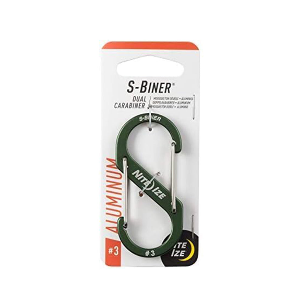 3#鋁制不帶鎖8字扣 S-Biner Dual Carabiner #3